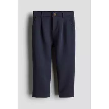 H M Jersey pants dark blue