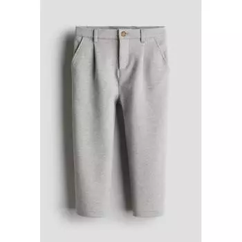 H M jersey pants grey melange
