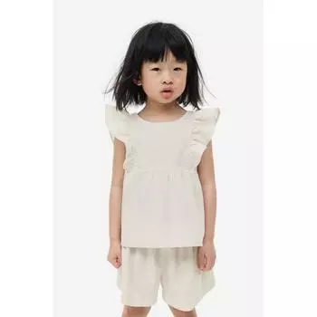 H&M Комплект из 2 предметов Бежевый/В полоску