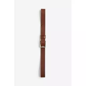 H M leather belt light brown