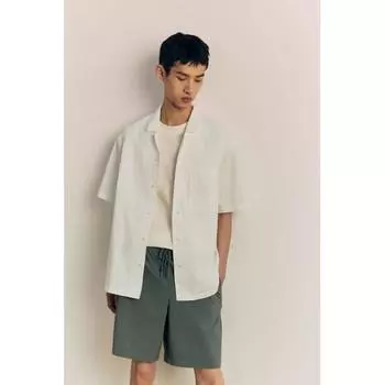 Рубашка свободного кроя CAMP белая HM XS