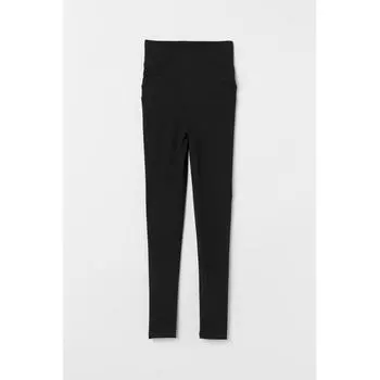 H M MAMA Before After Leggings Black