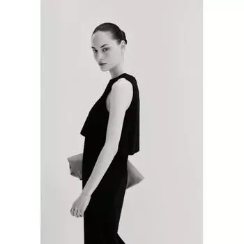 H M MAMA Before After Nursing Dress Black
