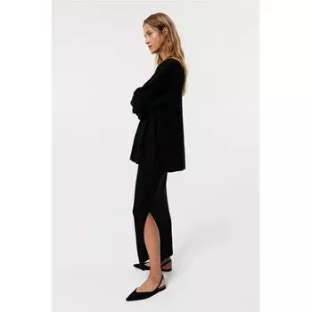 H M MAMA knit skirt black