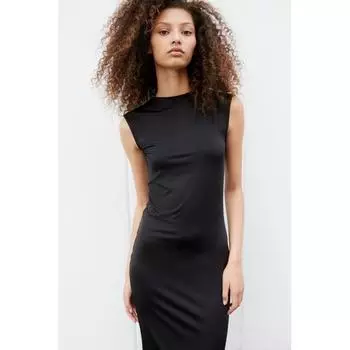 H M Mermaid A Line Bodycon Dress Black