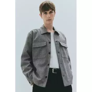 HM oversHirt Regular Fit Серый M