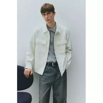 HM oversHirt Regular Fit белый XS