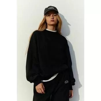 Толстовка оверсайз HM черная 0994088001