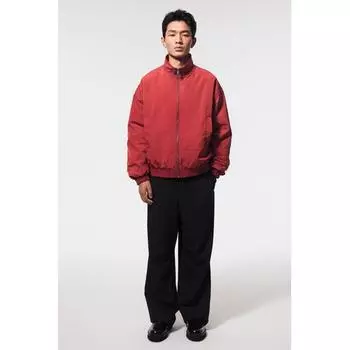 Брюки HM свободного кроя черного цвета XS