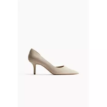 H M pumps light beige