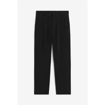Брюки из твила HM Regular Fit, черные 1168919001