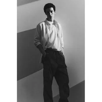 H M Regular Fit Ripstop Cargo Pants Dark Grey S