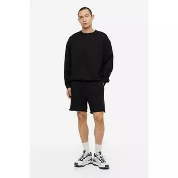 Спортивные шорты HM Regular Fit, черные 0967417038