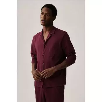 Пижама HM свободного кроя из хлопкового джерси темно-красного цвета L