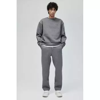 HM Ribbed sweatsHirt Loose Fit Dark Grey XS