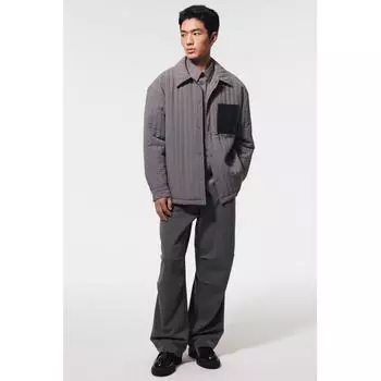 Брюки HM свободного кроя темно-серые XS