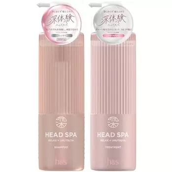 h&s Deep Experience Head Spa [Оптовая закупка] Relax x Urutsuya Набор для шампуня/лечения 435 г+435 г H&S