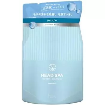 h&s Deep Experience Head Spa Refresh x Smooth Shampoo Refill 350g H&S