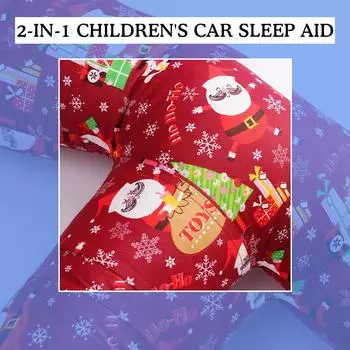 H-Shape Kid Car Sleep Aid Head Support Kid And Adult Car Cushion Travel Seat Pillow Safety Neck H-Shape Pillow Z6B5