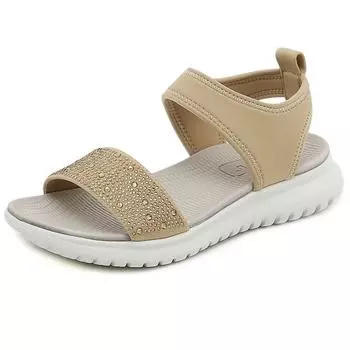 HA summer new sandals women s simple and light sports wind and water diamond sandals women 35 фиолетовый