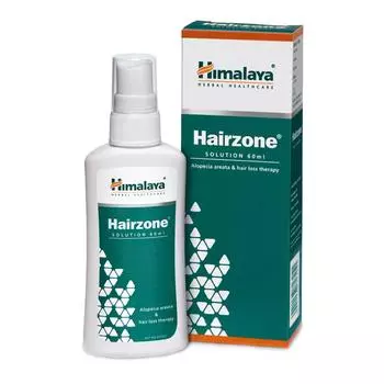 Хэарзон: против выпадения волос (60 мл), Hairzone solution, Himalaya 14.4375