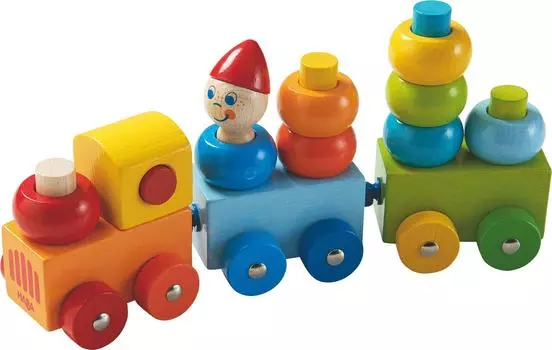 HABA 5126 Кудрявый поезд Discovery
