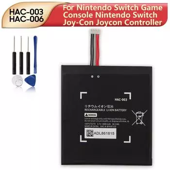 HAC-003 HAC-006 Сменная батарея для игровой консоли Nintendo Switch, контроллера Nintendo Switch Joy-Con, внутренняя батарея For Ns Joy-Con