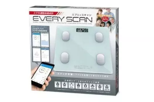 HAC body composition meter Everyscan W26 x x H26cm HAC3430 smartphone-linked approx. D2.5