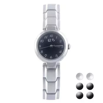 [Hachi] германиевый браслет часы мужские женские магнитный браслет специальные кварцевые часы ювелирные изделия (черный)