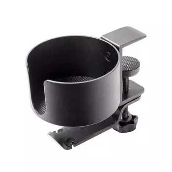 Hachibanya Drink Holder Desk Earphone Stand Storage Holder Black