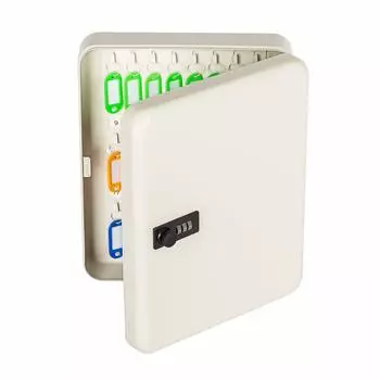 Hachibanya Key Box Key Case Key Storage Key Management Office Home Wall Hanging Dedicated Key Interior Small PIN Dial Lock (45 ключей)