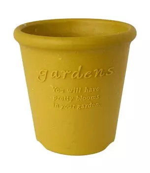 Hachiman Kasei Eco Pot Round 3 Mustard Hachiman 242529 Made in Japan Pot/Eco No. (0.3L) Papier gardenspapier горчичный