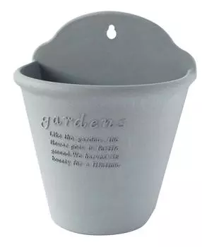 Hachimankasei Hanging Eco PotПодвесной цветочный горшок 210 Серый ``Hachiman Gardens:арбре