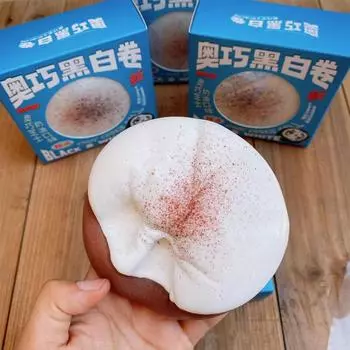 Hachimi Choc Cookie Roll Rebound Decompression Vent Toy Squishy Slow Slow Stress Relief Games Toy для взрослых и детей