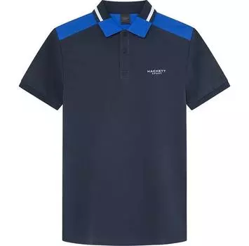 Hackett Colour Block поло с короткими рукавами M
