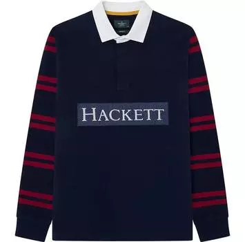 Hackett Heritage Hkt Str Rby поло с длинными рукавами XS