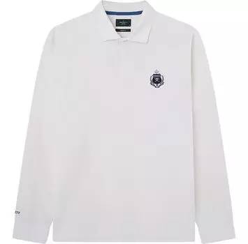 Hackett Rugby поло с длинными рукавами M