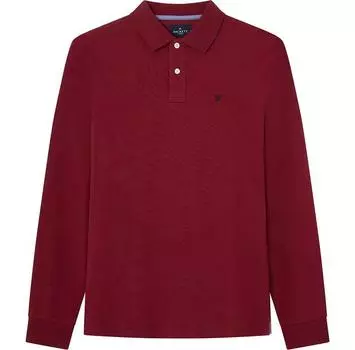 Hackett Slim Fit Logo поло с длинными рукавами 2XL