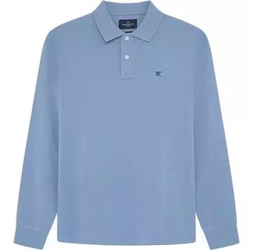 Hackett Slim Fit Logo поло с длинными рукавами S
