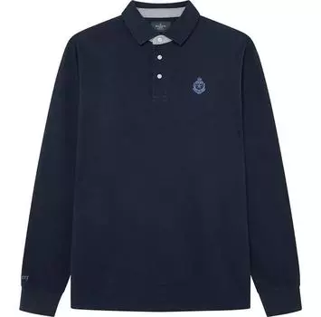 Hackett Small Logo поло с длинными рукавами XL