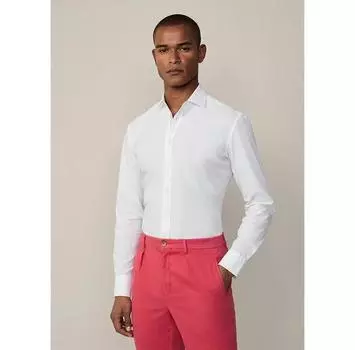 Hackett White Multi Trim рубашка с длинным рукавом XS