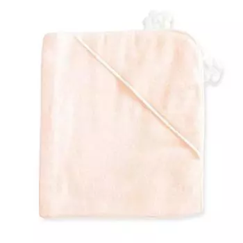 HACOON Полотенце-пеленка с капюшоном розового цвета (с капюшоном)