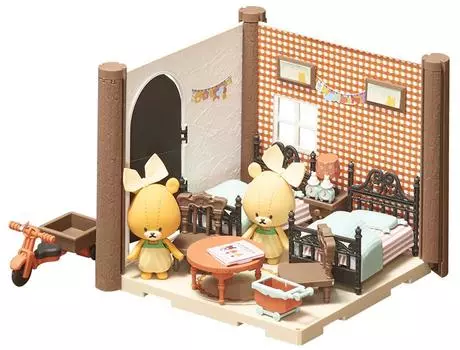 Hacoroom Bear School Twin Room Kit Пластиковая модель Детская с цветовой кодировкой