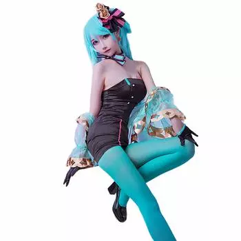 Хацунэ Мику 12-я годовщина День рождения Косплей Vocaloid VOCALOID День рождения Мику Хэллоуин [milky time]