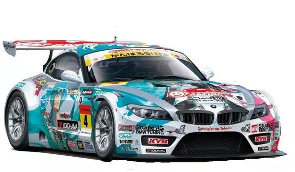 Хацунэ Мику Добрая Улыбка BMW Z4 GT3 1/24