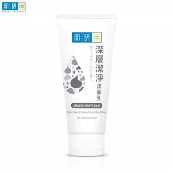 Hada Labo Гель для умывания Deep Clean & Pimple Control, белая глина Амазонки, жирная кожа/кожа, склонная к акне, 100 г 100 g