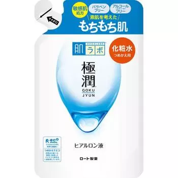 Hada Labo Gokujun Гиалуроновая жидкость, сменный блок 170 мл