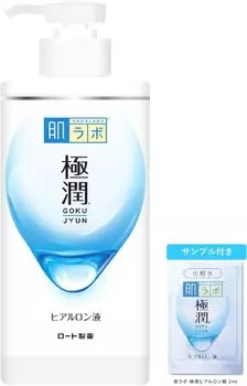 Hada Labo Gokujun Гиалуроновый лосьон с большой емкостью и дозатором 400 мл Пакет Gokujun в комплекте +