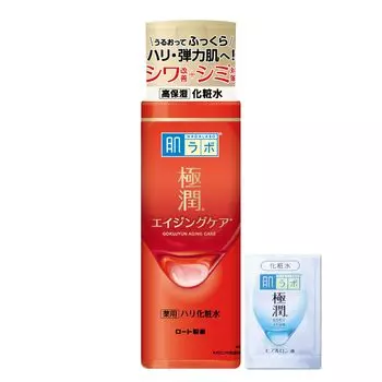 Hada Labo Gokujun Medicated Firming Lotion 170 мл Gokujun Sache Included + [Квази-лекарство] [Продукт]