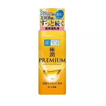 Hada labo gokujun премиум-гиалуроновая эмульсия 140мл